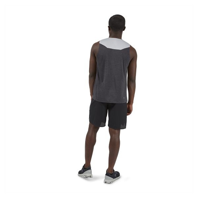 Grey / Black Men's On Running Tank-T Tanks | 3720486_PH