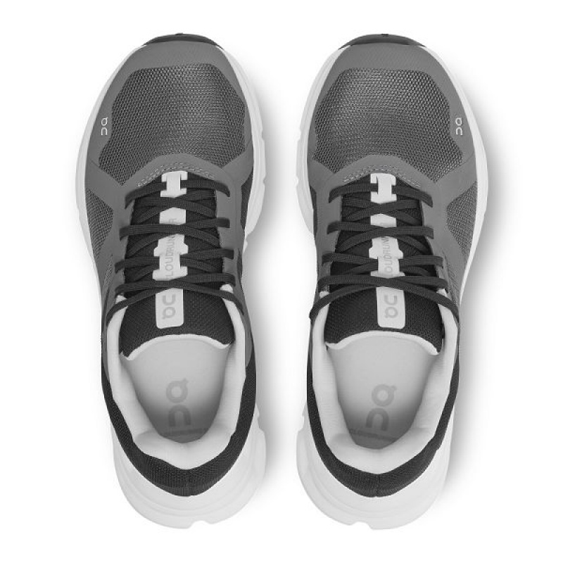 Grey / Black Women's On Running Cloudrunner Road Running Shoes | 964718_PH