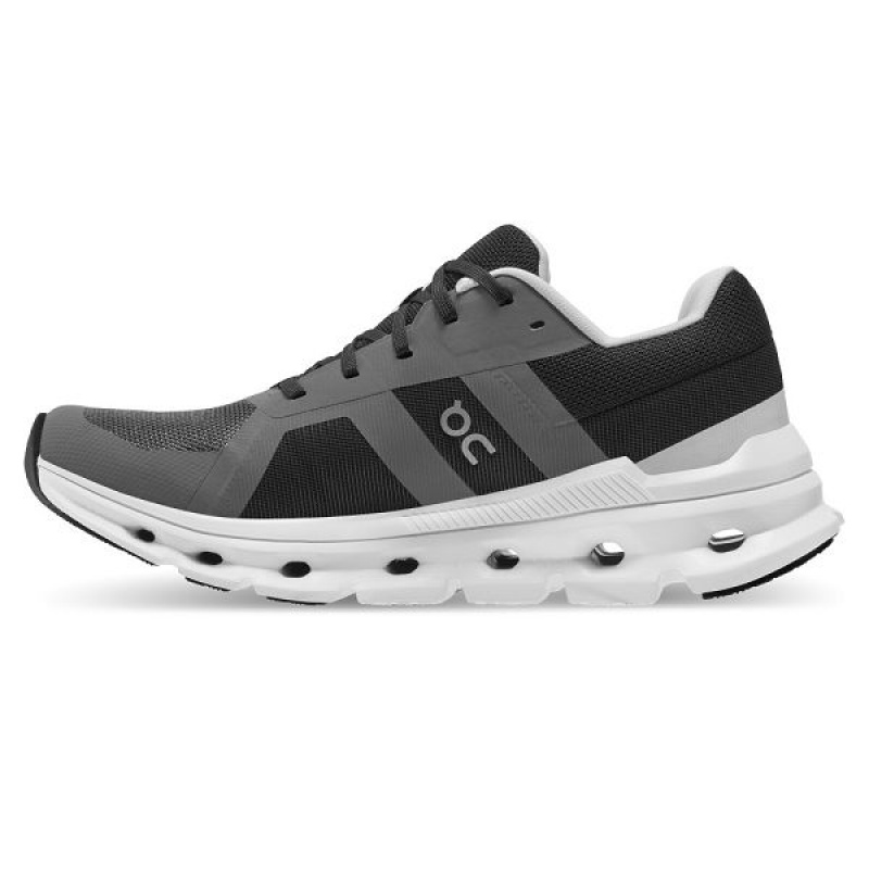 Grey / Black Women's On Running Cloudrunner Road Running Shoes | 964718_PH