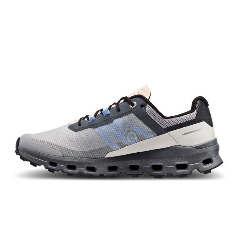 Grey / Black Women's On Running Cloudvista Hiking Shoes | 7289640_PH