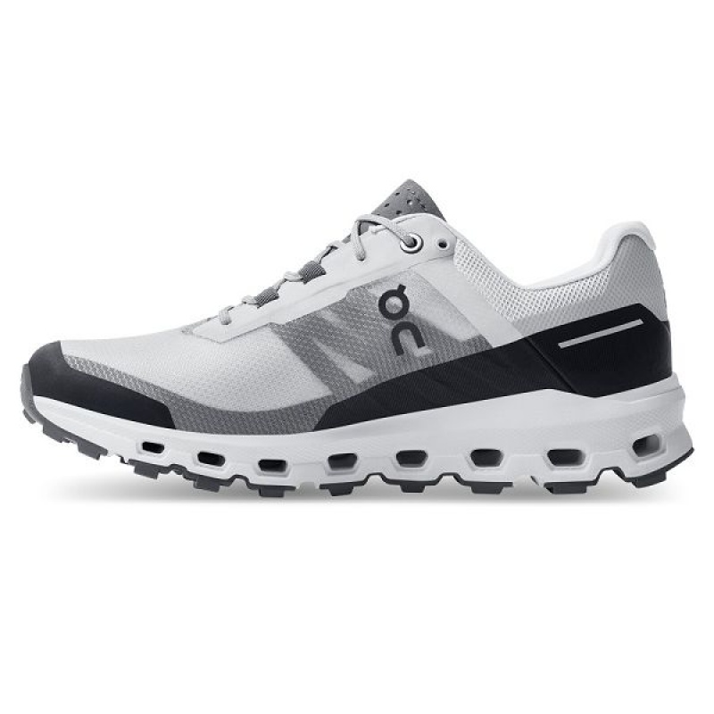 Grey / Black Women's On Running Cloudvista Hiking Shoes | 593286_PH