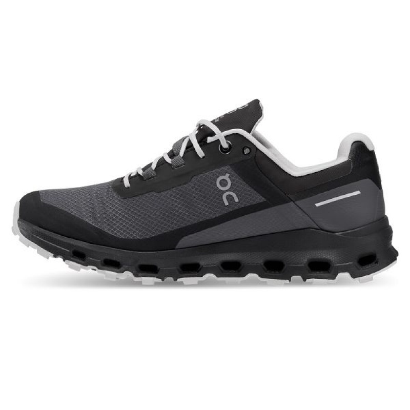 Grey / Black Women's On Running Cloudvista Waterproof Hiking Shoes | 9378412_PH