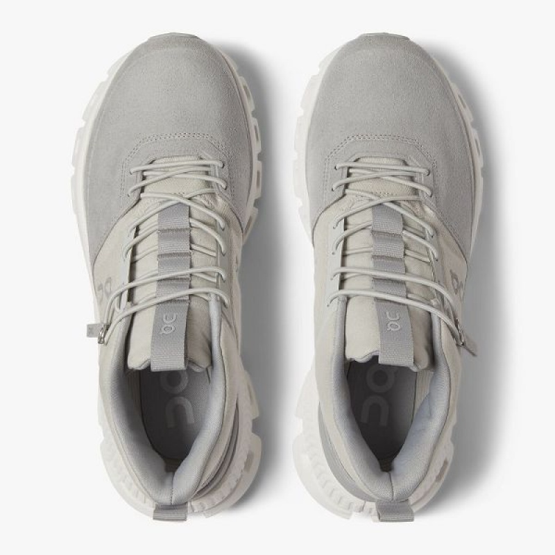 Grey / Grey Women's On Running Cloud Hi Sneakers | 3125680_PH