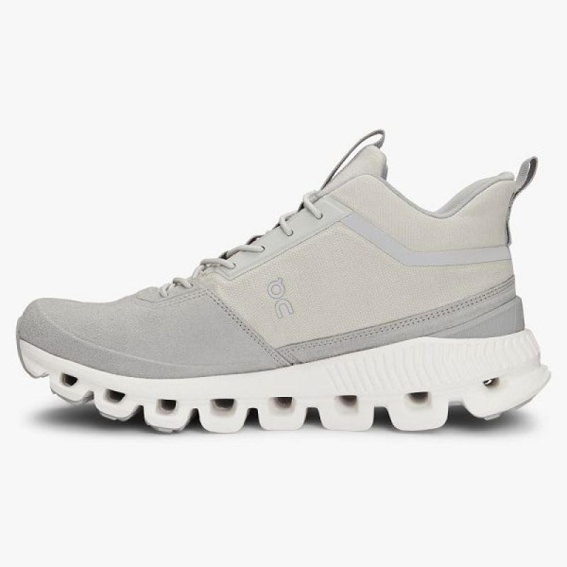 Grey / Grey Women's On Running Cloud Hi Sneakers | 3125680_PH