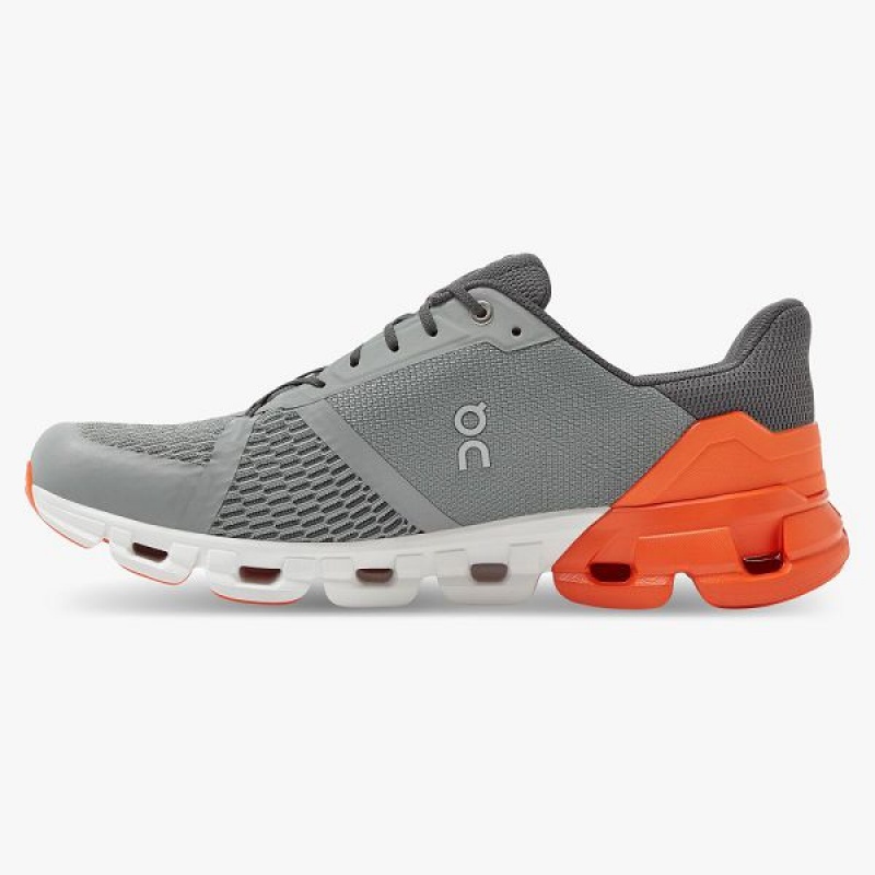 Grey / Orange Men's On Running Cloudflyer 3 Road Running Shoes | 624579_PH