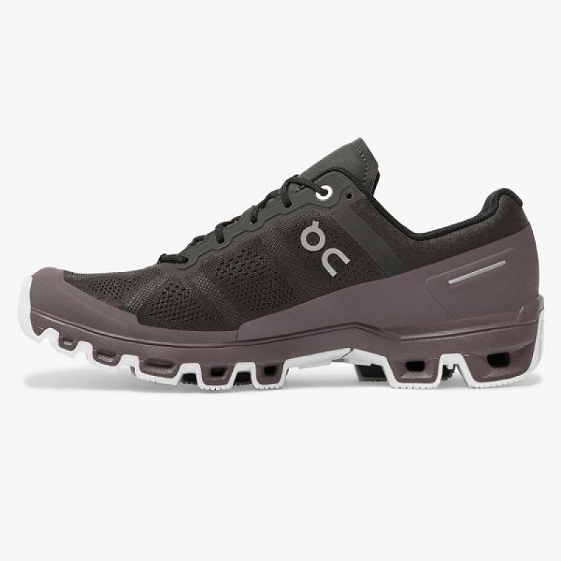 Grey / Purple Women's On Running Cloudventure 2 Hiking Shoes | 1596284_PH