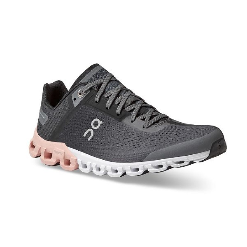 Grey / Rose Women's On Running Cloudflow Road Running Shoes | 4126980_PH