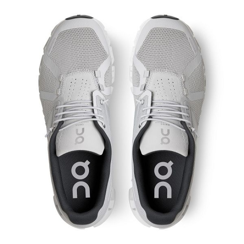 Grey / White Men's On Running Cloud 5 Sneakers | 5931086_PH