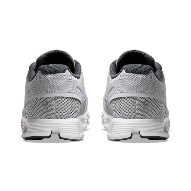 Grey / White Men's On Running Cloud 5 Sneakers | 5931086_PH