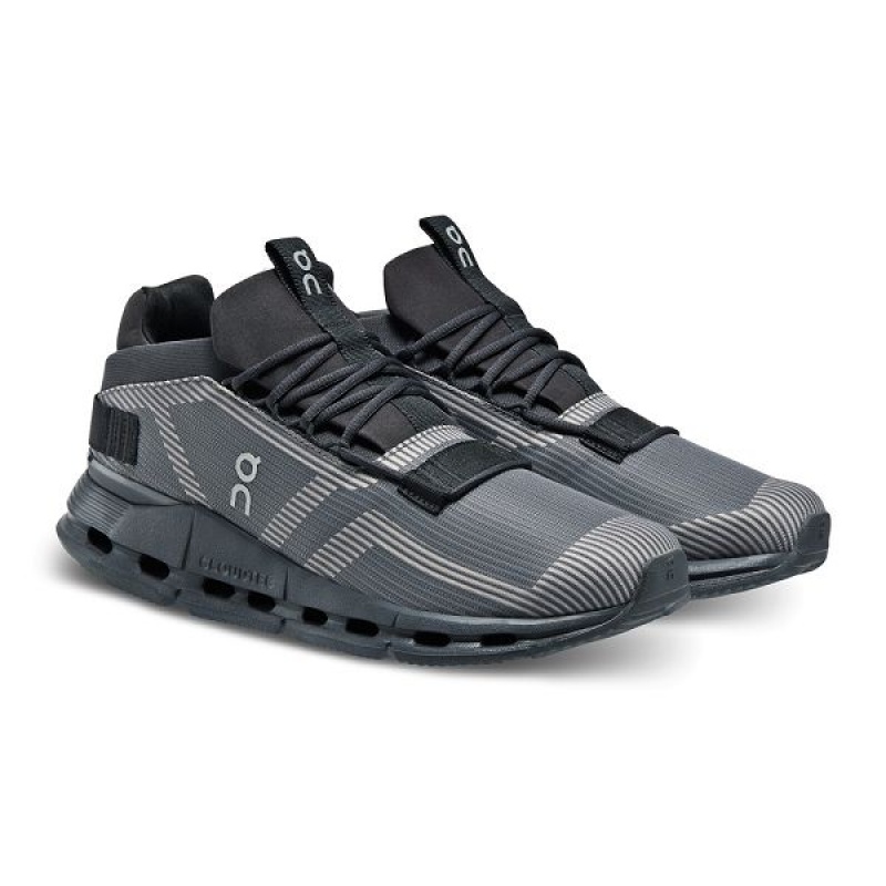 Grey / White Men's On Running Cloudnova Void Sneakers | 7901485_PH