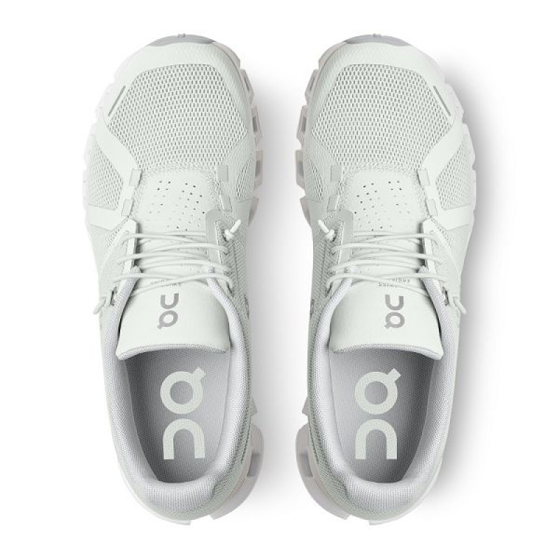 Grey / White Women's On Running Cloud 5 Sneakers | 4835721_PH