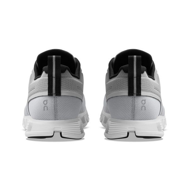 Grey / White Women's On Running Cloud 5 Waterproof Sneakers | 357128_PH