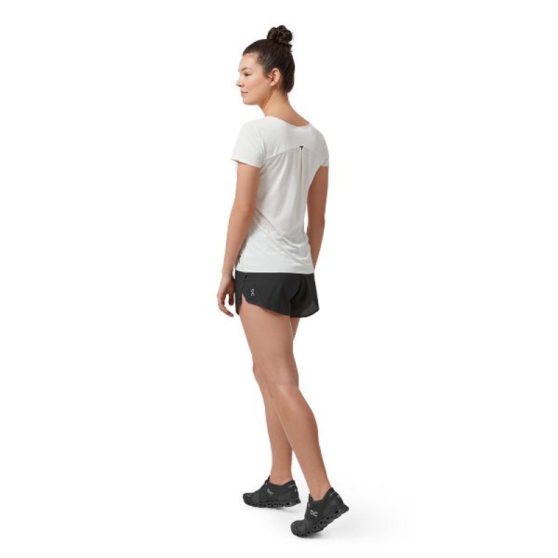 Grey / White Women's On Running Performance-T 4 T Shirts | 2461085_PH