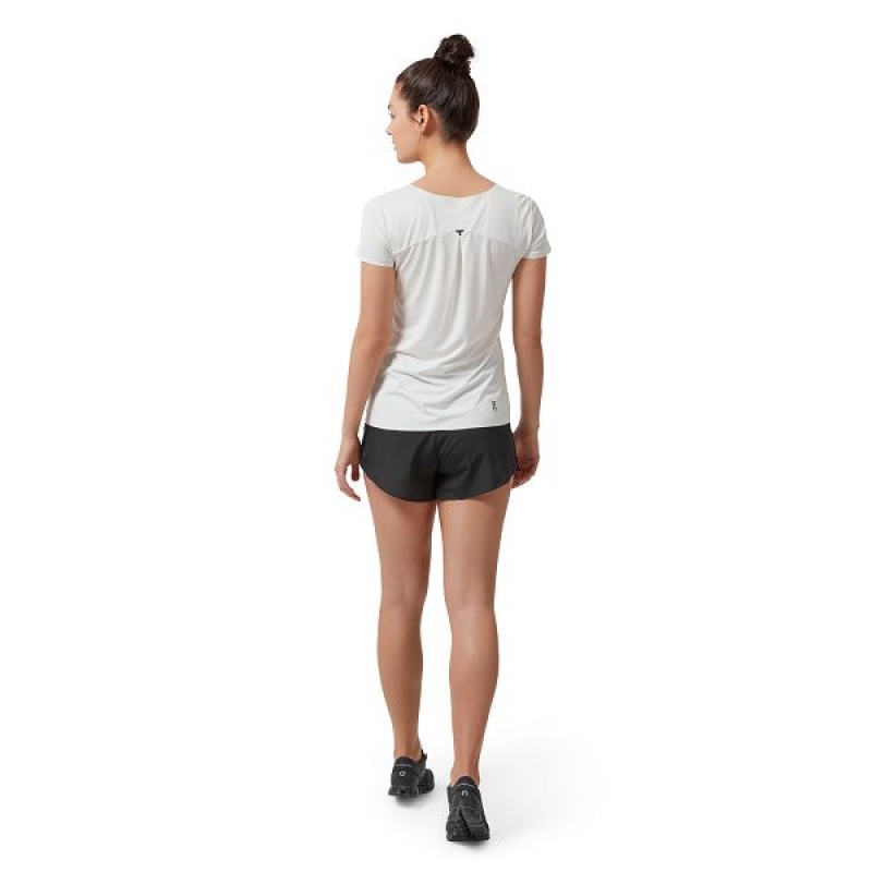 Grey / White Women's On Running Performance-T 4 T Shirts | 2461085_PH