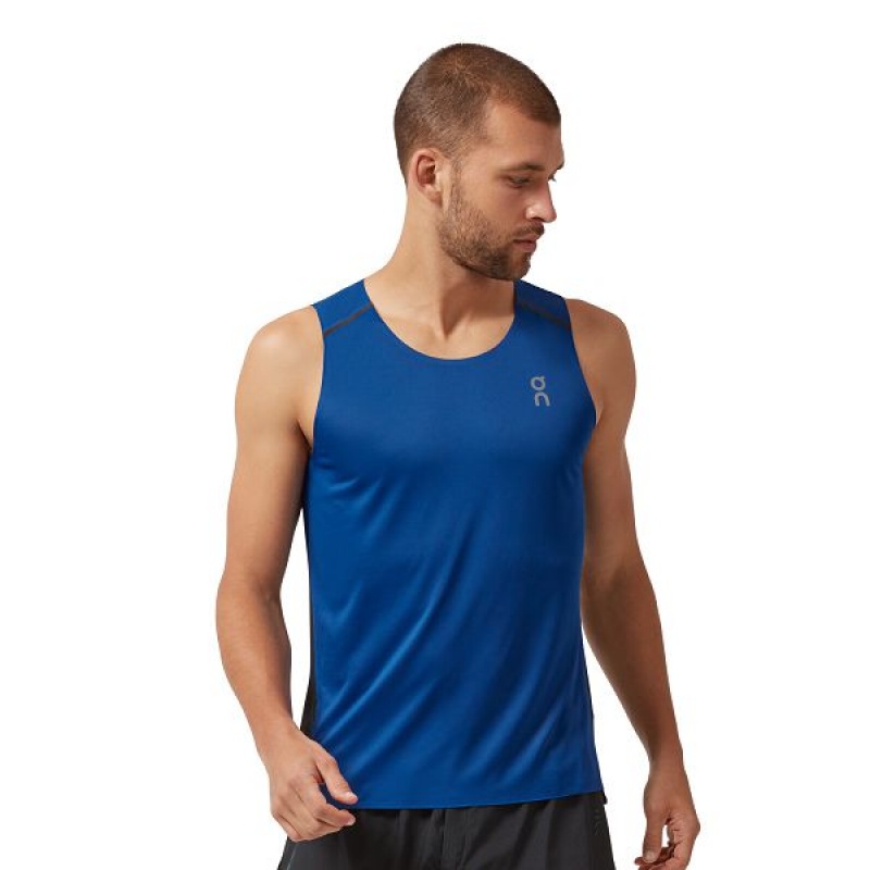 Indigo / Black Men\'s On Running Tank-T Tanks | 9548261_PH