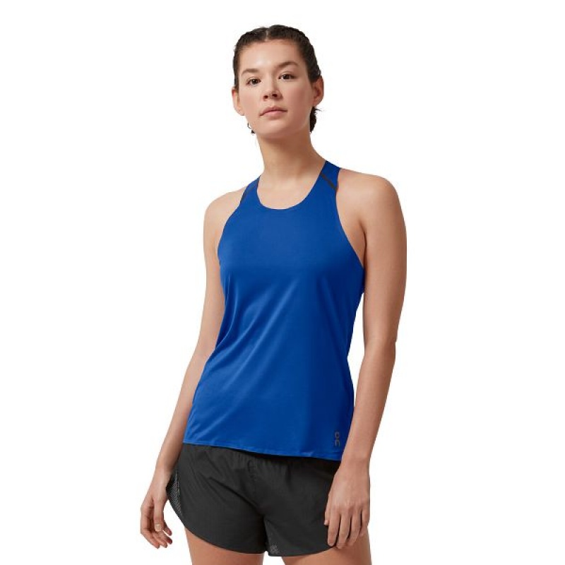 Indigo / Black Women\'s On Running Tank-T 2 Tanks | 1046579_PH