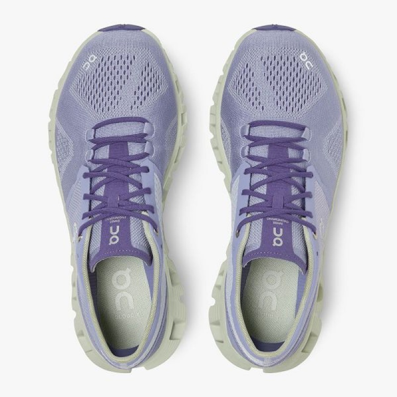 Lavender Women's On Running Cloud X 2 Road Running Shoes | 1830564_PH