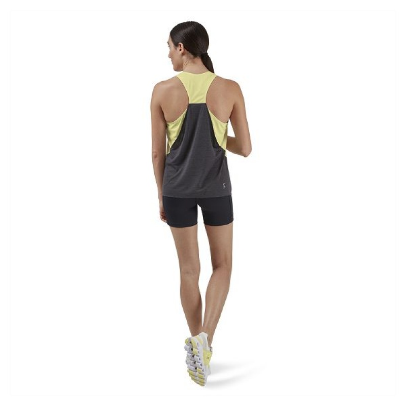 Light Green / Black Women's On Running Tank-T 2 Tanks | 647923_PH