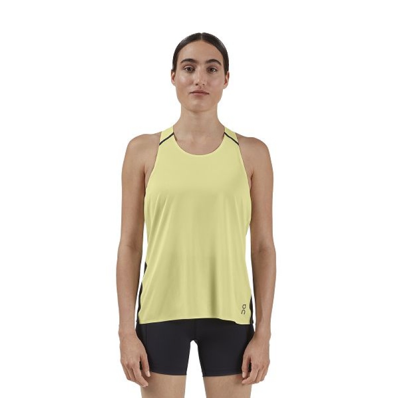 Light Green / Black Women\'s On Running Tank-T 2 Tanks | 647923_PH