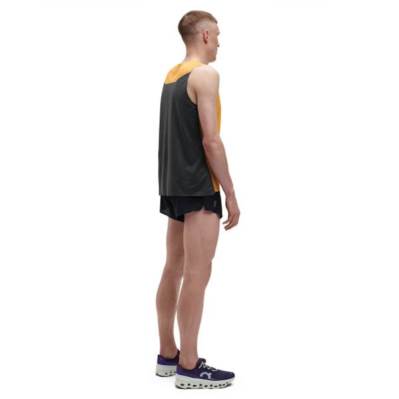 Mango / Black Men's On Running Tank-T Tanks | 5704289_PH