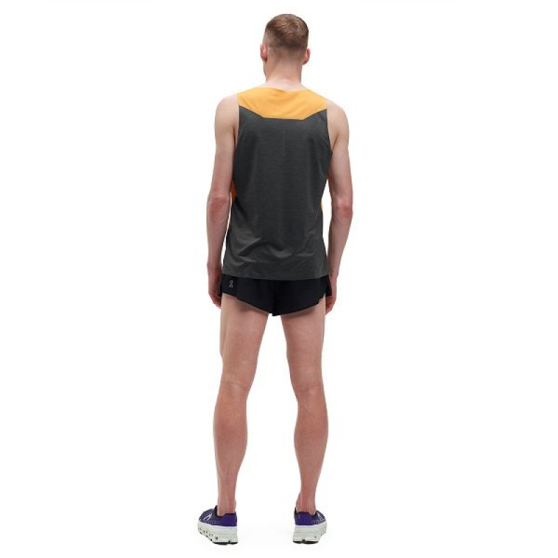 Mango / Black Men's On Running Tank-T Tanks | 5704289_PH