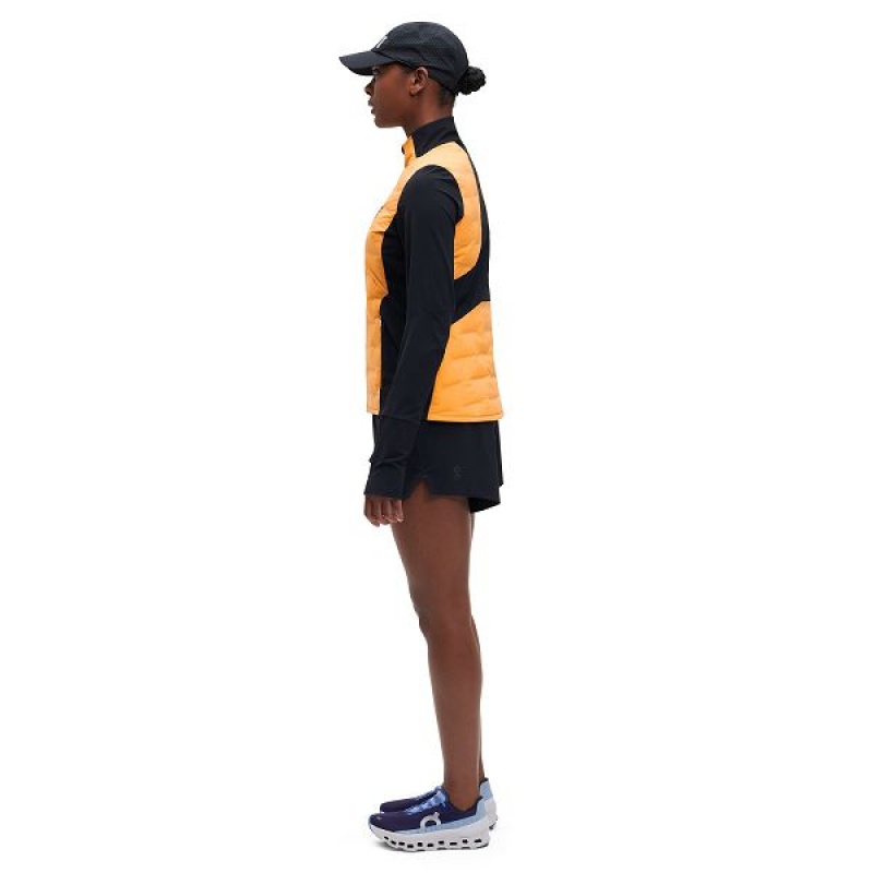 Mango / Black Women's On Running Climate Jackets | 1367520_PH