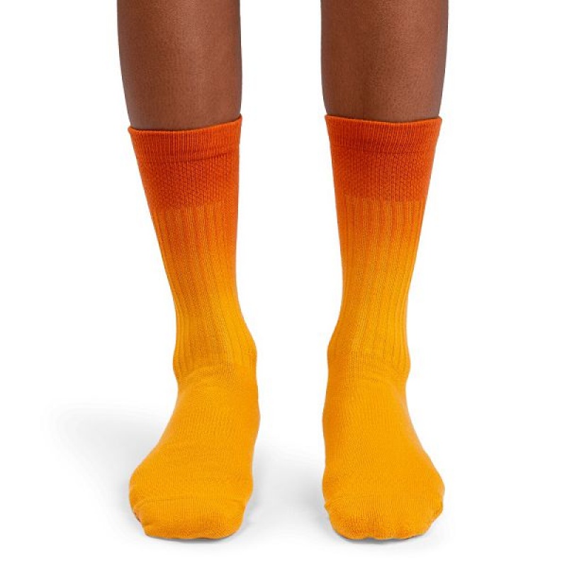 Mango / Brown Women's On Running All-Day Socks | 5690827_PH