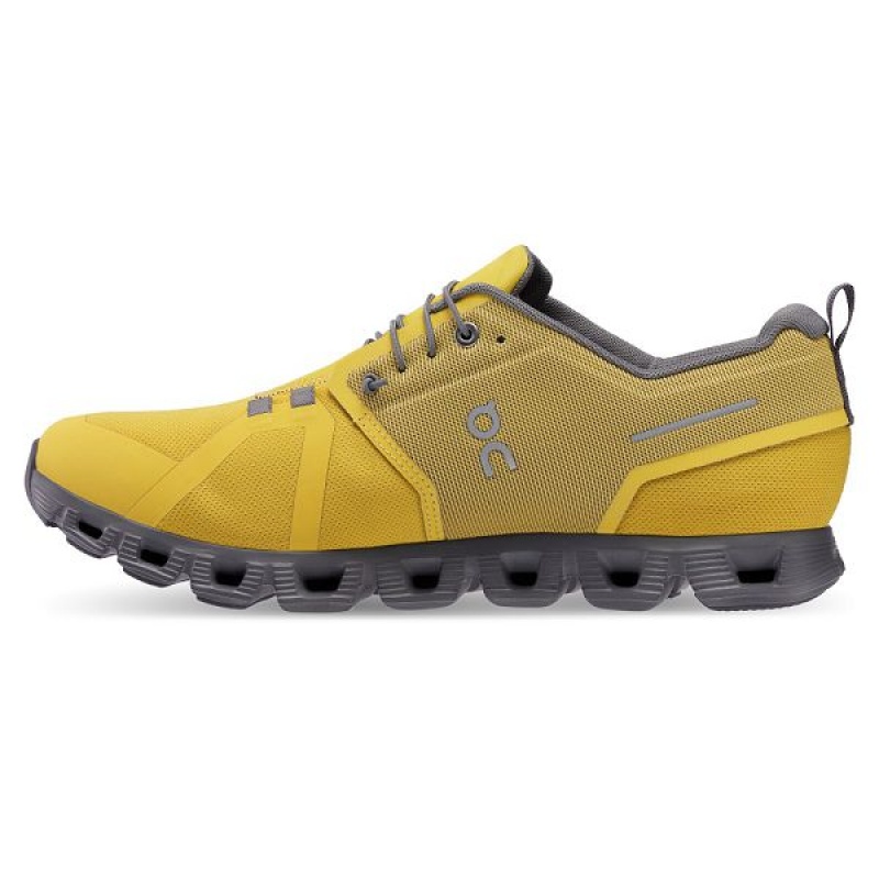 Mustard Men's On Running Cloud 5 Waterproof Sneakers | 7509128_PH