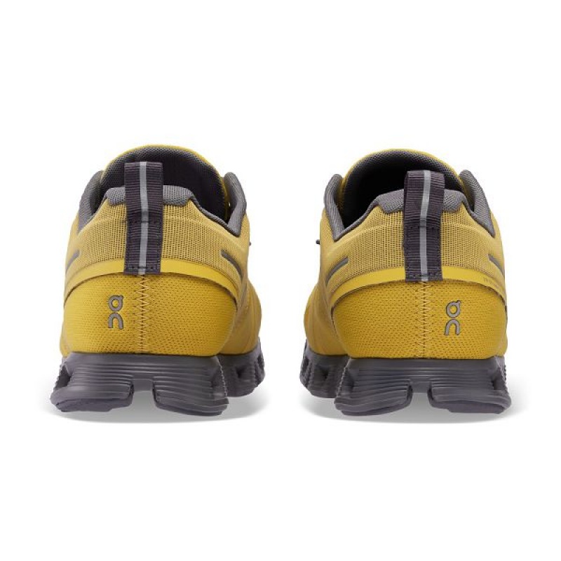 Mustard Men's On Running Cloud 5 Waterproof Sneakers | 7509128_PH