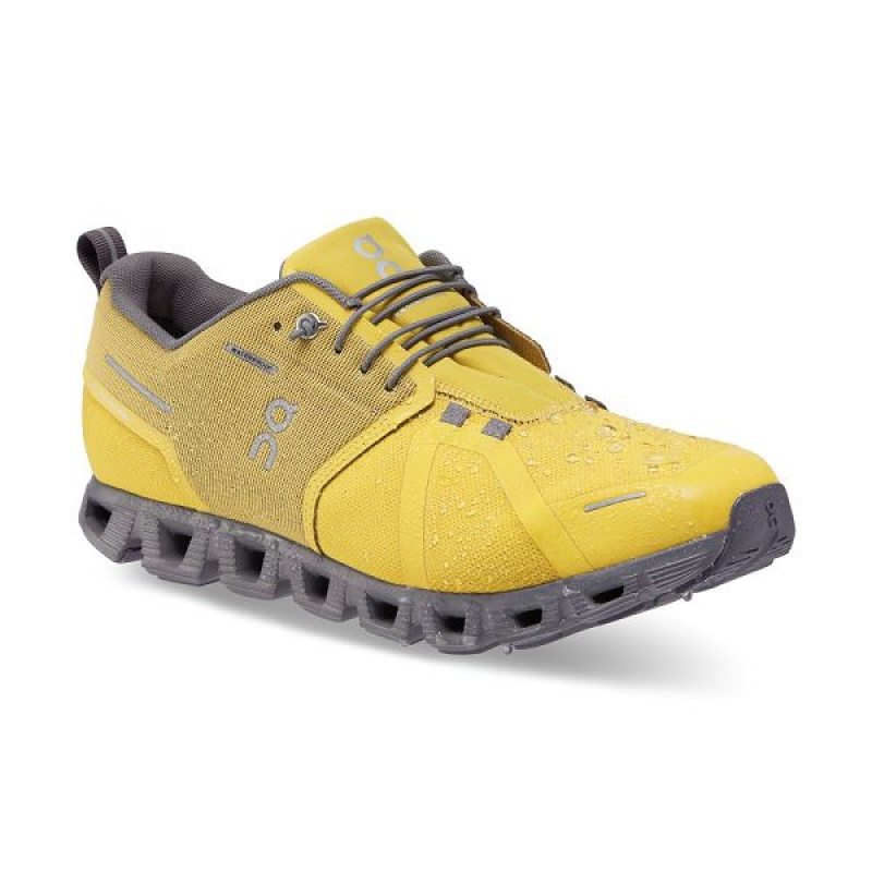 Mustard Men's On Running Cloud 5 Waterproof Sneakers | 7509128_PH