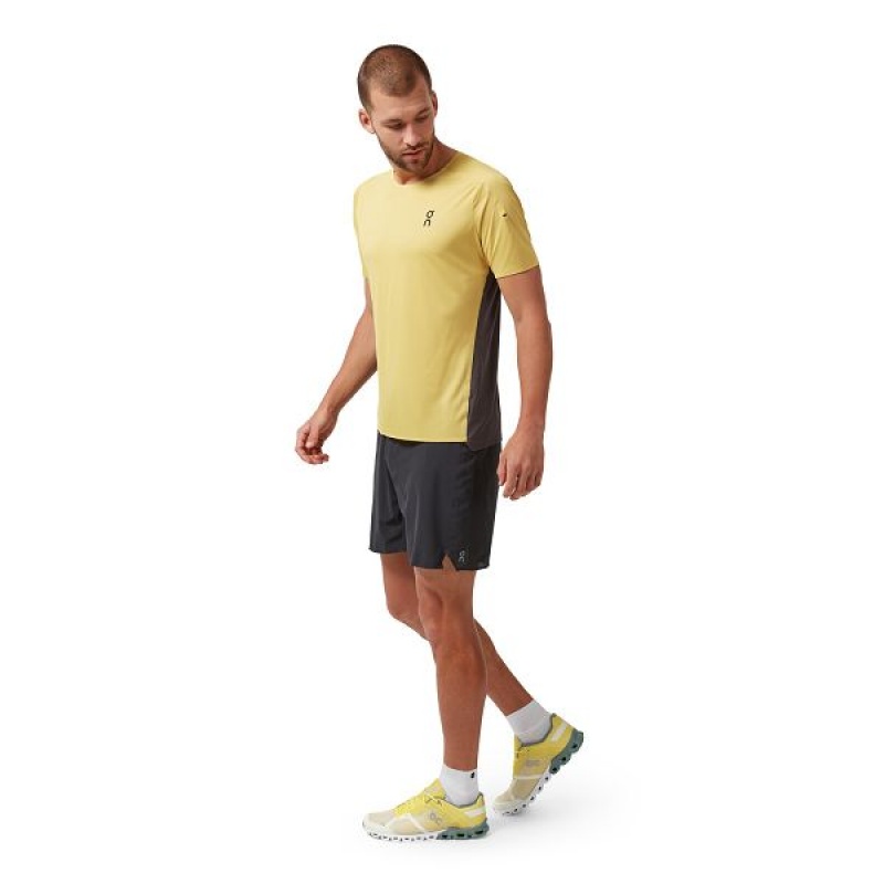 Mustard Men's On Running Performance-T 4 T Shirts | 3765240_PH