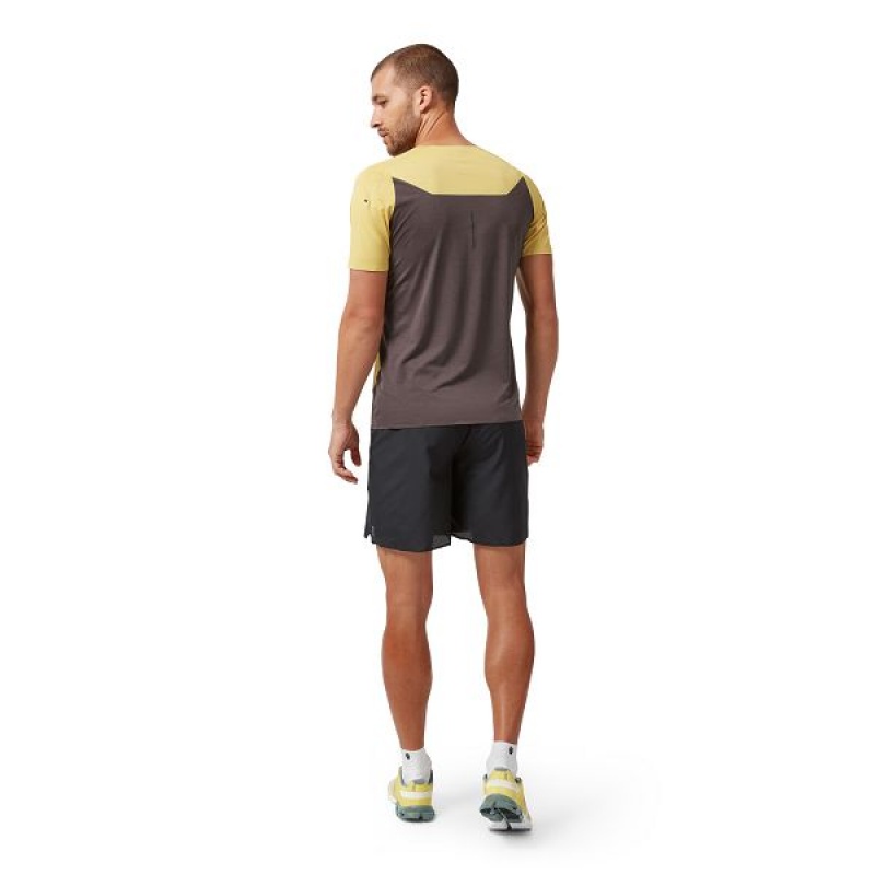 Mustard Men's On Running Performance-T 4 T Shirts | 3765240_PH