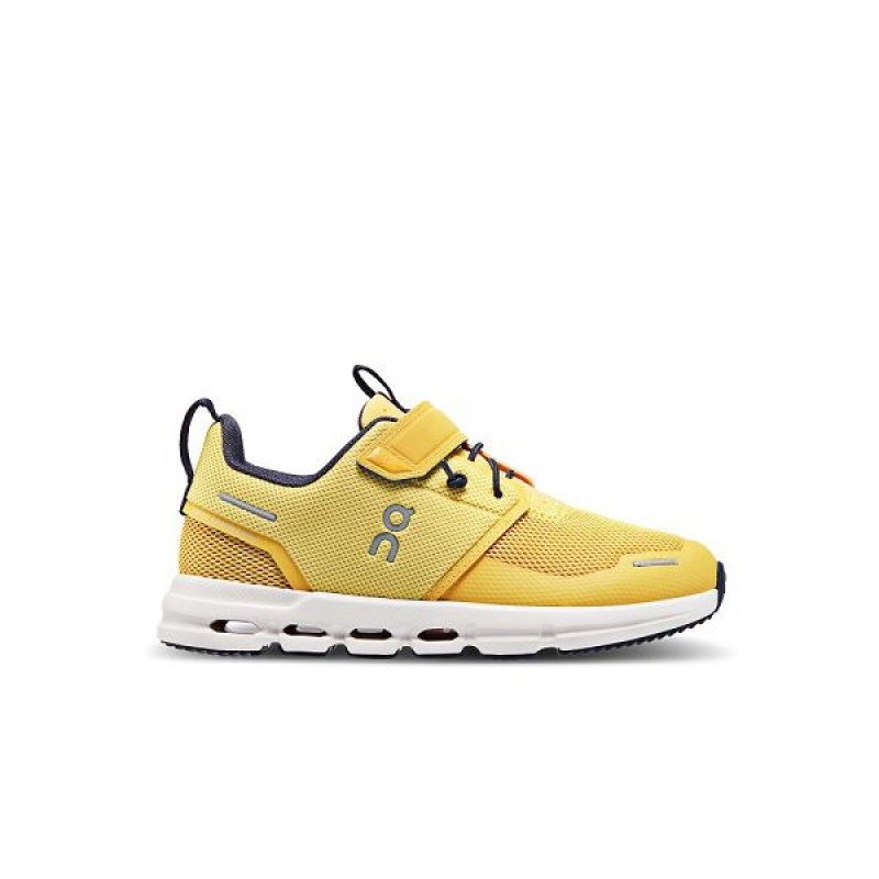 Mustard / White Kids\' On Running Cloud Play Running Shoes | 5093147_PH