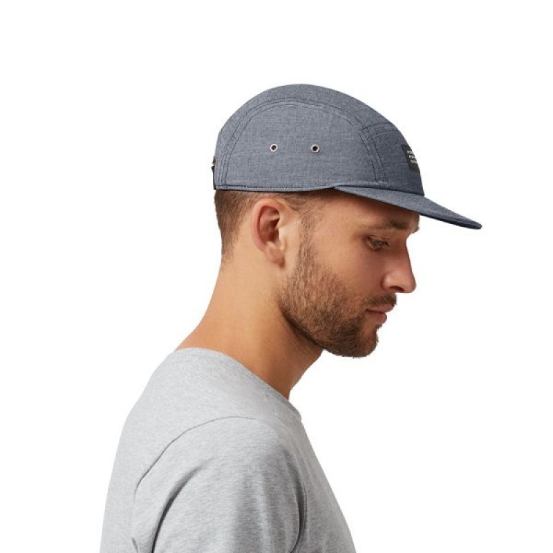 Navy Men's On Running 5 Panel Caps | 5183749_PH