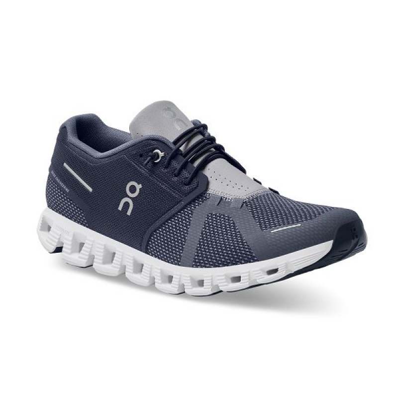 Navy Men's On Running Cloud 5 Combo Sneakers | 178269_PH