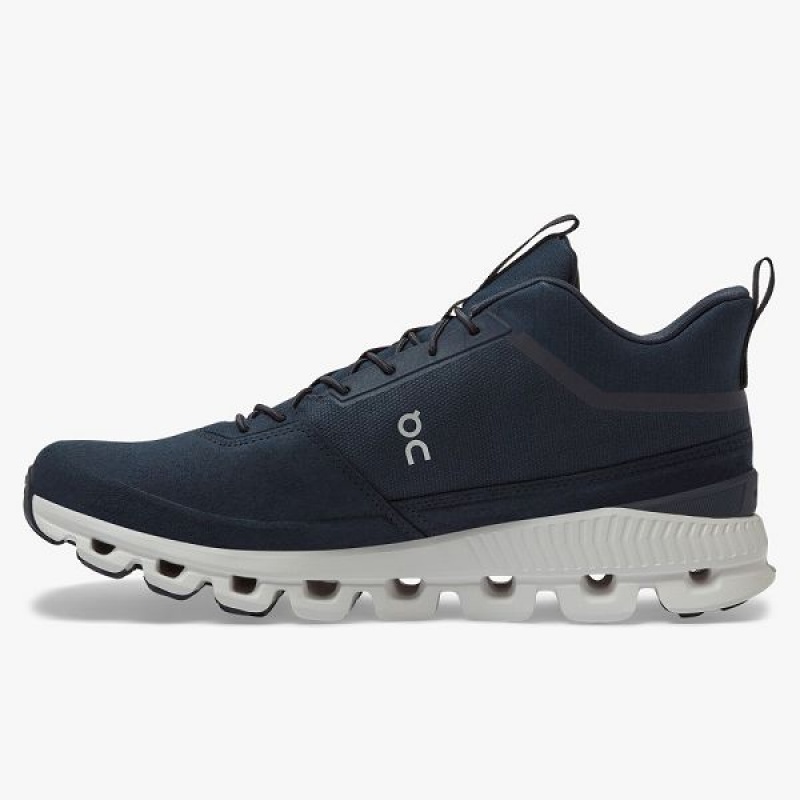 Navy Men's On Running Cloud Hi Sneakers | 9683715_PH