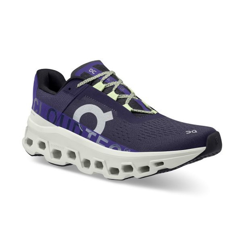 Navy Men's On Running Cloudmonster Road Running Shoes | 2734981_PH