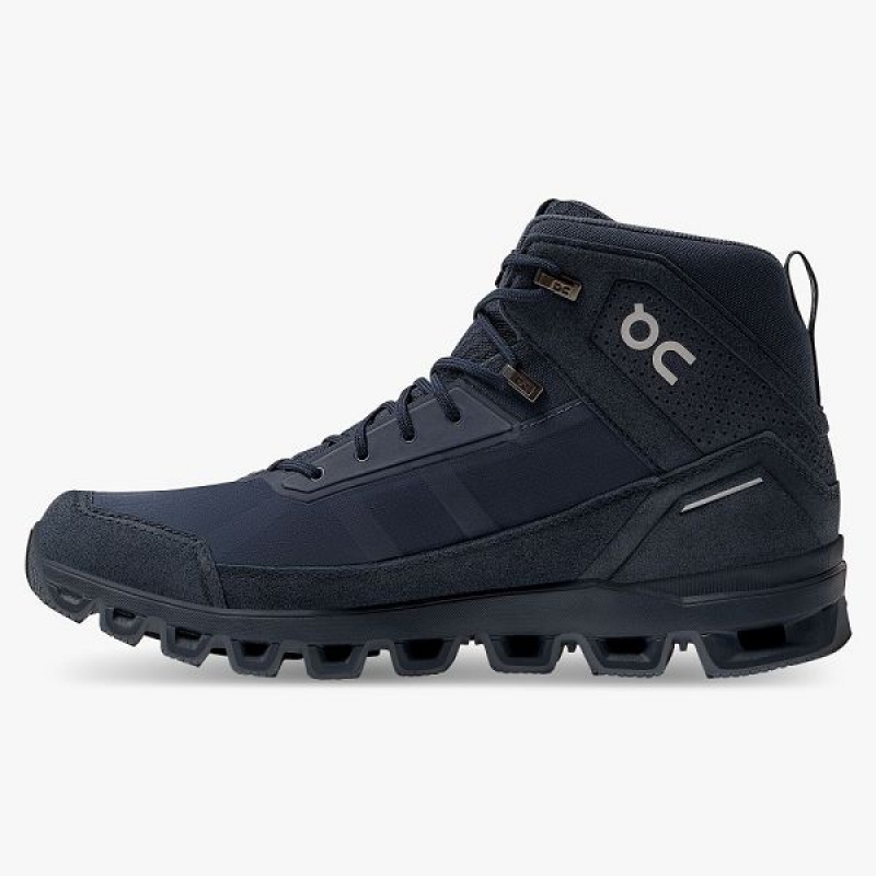 Navy Men's On Running Cloudridge Hiking Boots | 6359801_PH