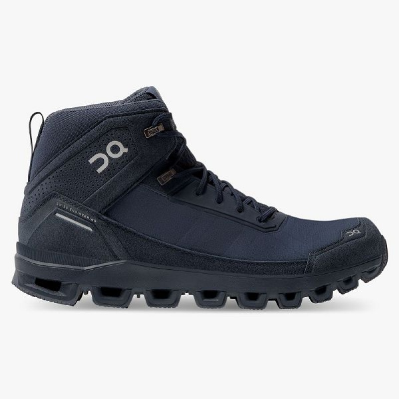 Navy Men\'s On Running Cloudridge Hiking Boots | 6359801_PH