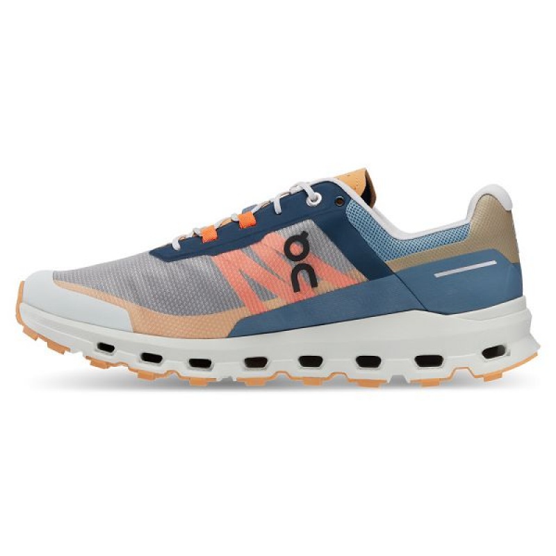 Navy Men's On Running Cloudvista Trail Running Shoes | 8502713_PH