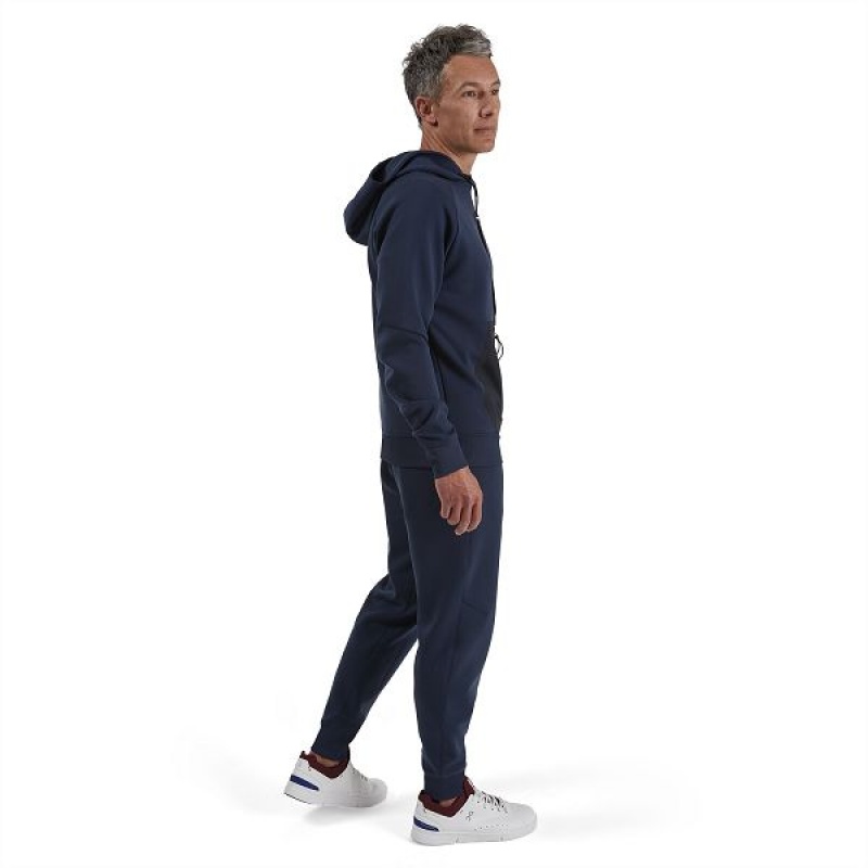 Navy Men's On Running Hoodie 2 Hoodies | 5314670_PH