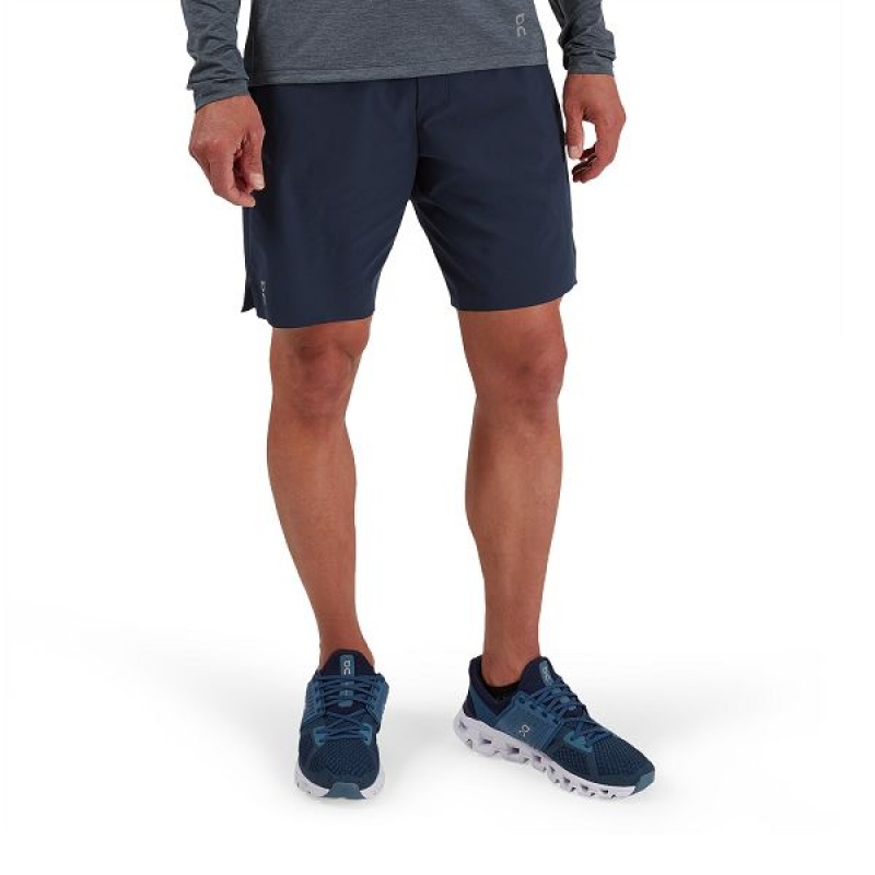 Navy Men\'s On Running Hybrid 2 Shorts | 6809257_PH