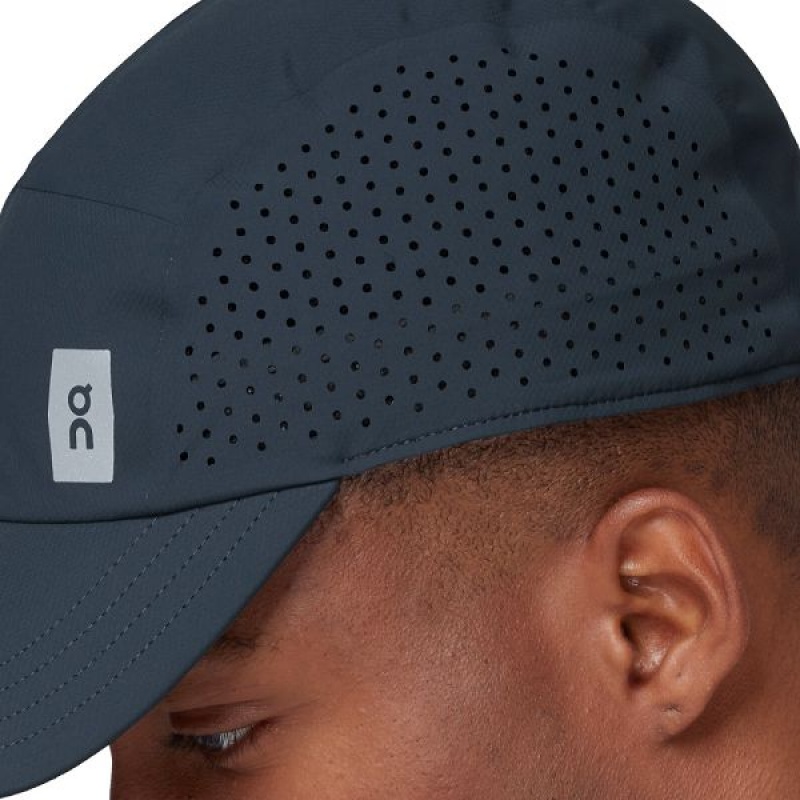 Navy Men's On Running Lightweight Caps | 751946_PH