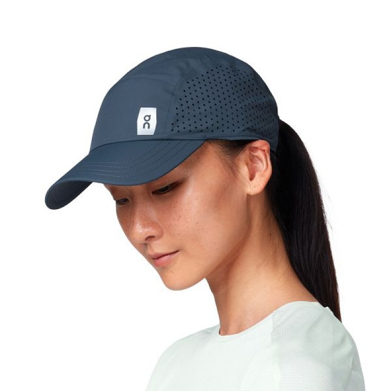 Navy Men's On Running Lightweight Caps | 751946_PH