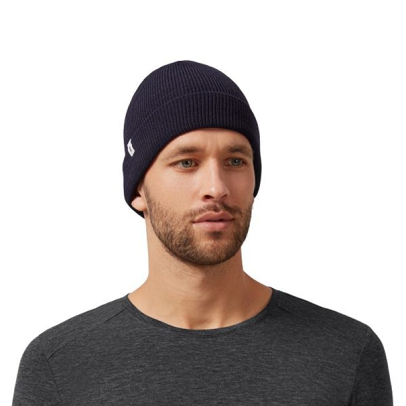 Navy Men\'s On Running Merino Beanie | 4291380_PH