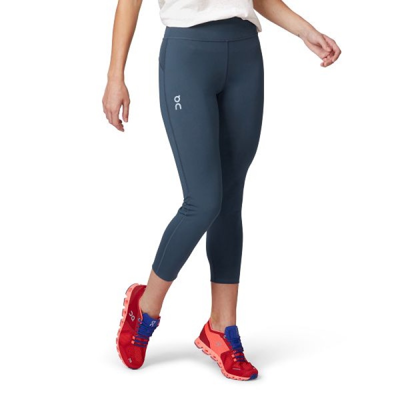 Navy Women\'s On Running 7/8 Pants | 9673482_PH