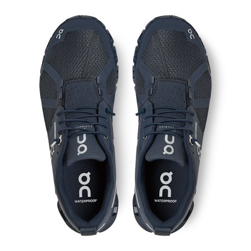 Navy Women's On Running Cloud 2 Waterproof Sneakers | 7291503_PH