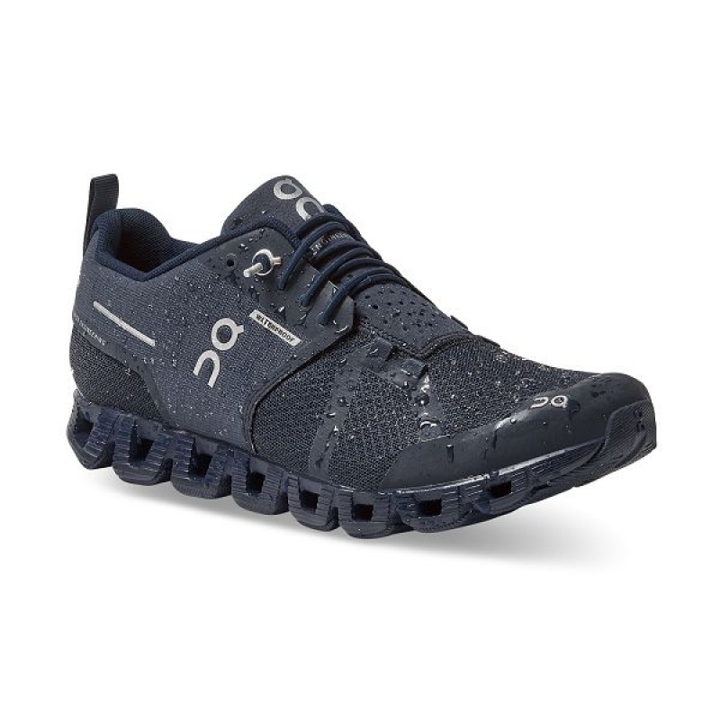 Navy Women's On Running Cloud 2 Waterproof Sneakers | 7291503_PH