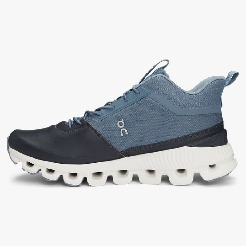 Navy Women's On Running Cloud Hi Sneakers | 9405832_PH