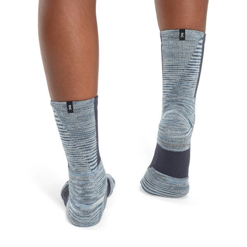 Navy Women's On Running Explorer Merino Socks | 6510327_PH